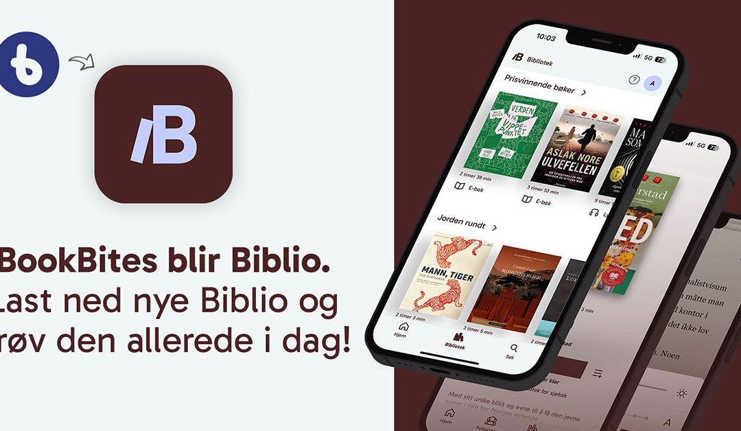 Appen BIBLIO – les og lytt