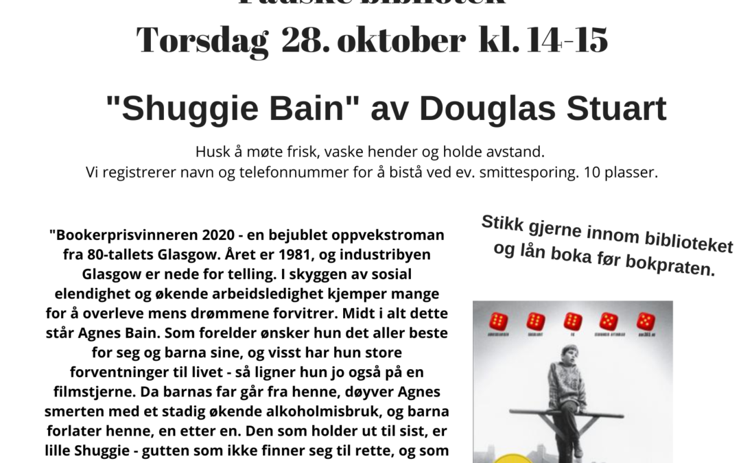 Bokprat: Shuggie Bain av Douglas Stuart