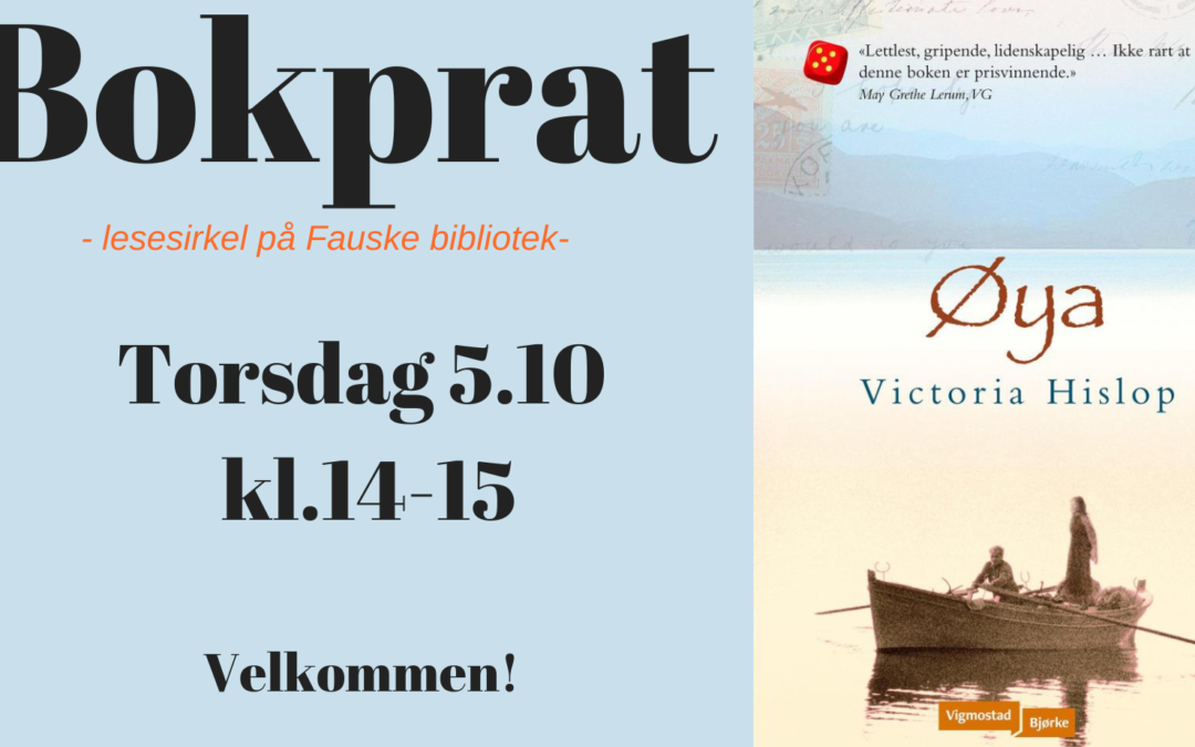 Velkommen til bokprat