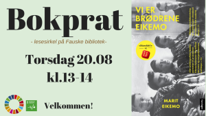 Bokprat i august @ Rådhuset
